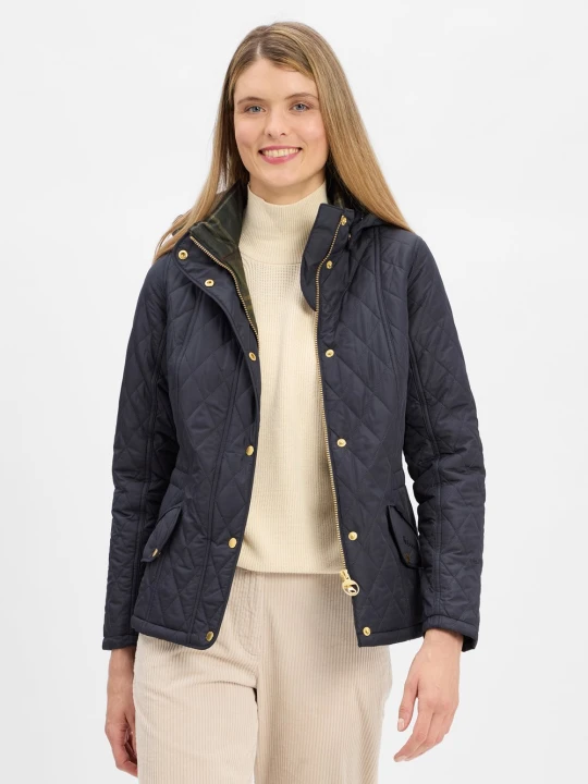 Zdjęcie produktu Barbour kurtka pikowana Kobiety Sztuczne włókno niebieski