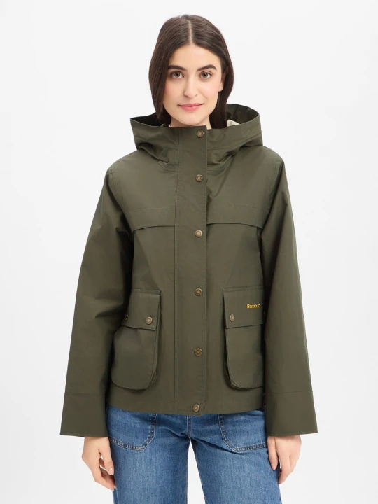 Zdjęcie produktu Barbour kurtka przeciwdeszczowa - Baythorpe Kobiety zielony