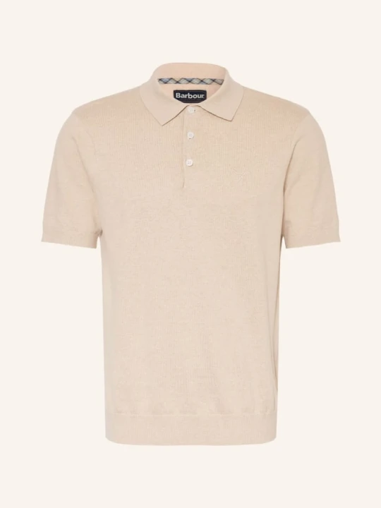 Zdjęcie produktu Barbour Dzianinowa Koszulka Polo Muston Z Lnem beige