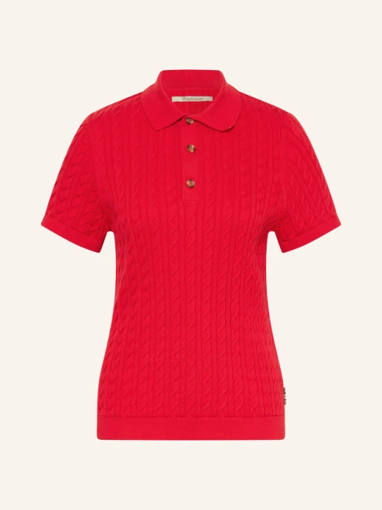 Zdjęcie produktu Barbour Dzianinowa Koszulka Polo rot CZERWONY