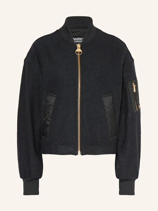 Zdjęcie produktu Barbour International Bluzon Z Dzianiny Monique schwarz CZARNY