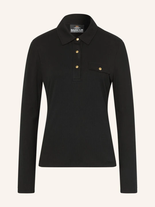 Zdjęcie produktu Barbour International Koszulka Polo Z Dżerseju Ramona schwarz CZARNY