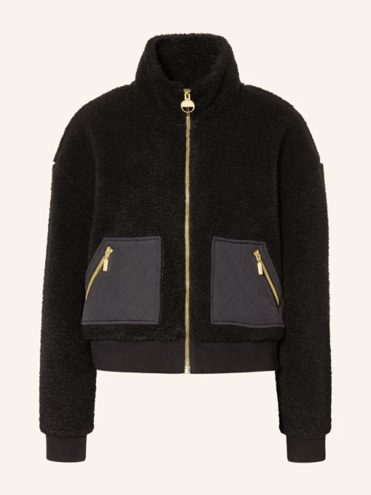 Zdjęcie produktu Barbour International Kurtka Z Futerkiem Pluszowym Gea schwarz CZARNY