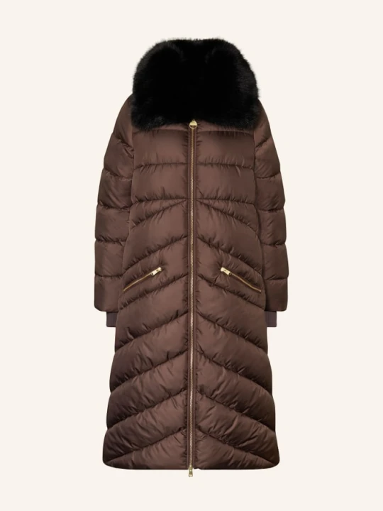 Zdjęcie produktu Barbour International Płaszcz Pikowany Longline Cyrus braun BRĄZOWY