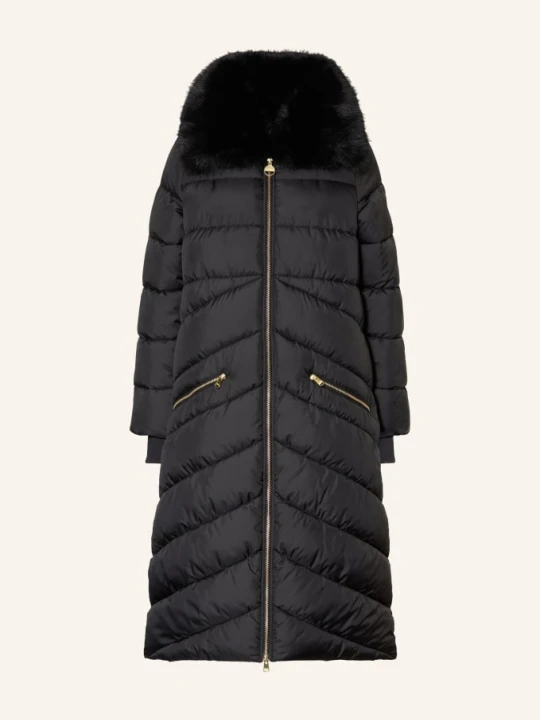 Zdjęcie produktu Barbour International Płaszcz Pikowany Longline Cyrus schwarz CZARNY
