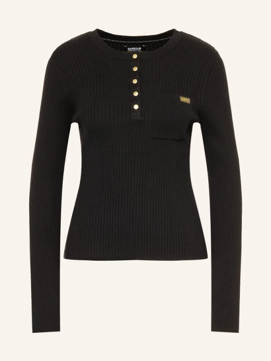 Zdjęcie produktu Barbour International Sweter Kyla schwarz CZARNY