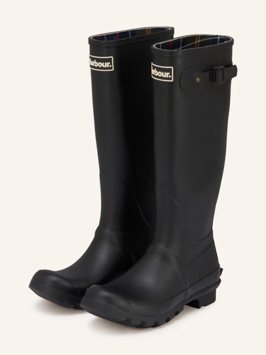 Zdjęcie produktu Barbour Kalosze Bede Tall schwarz CZARNY