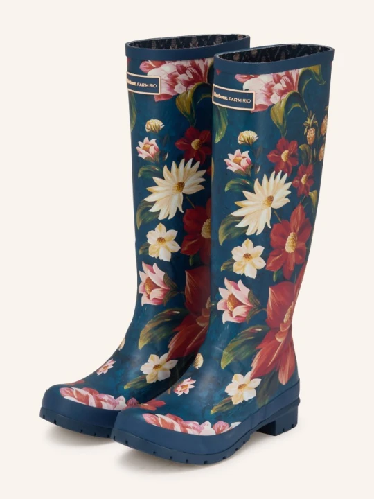 Zdjęcie produktu Barbour Kalosze Wild Flower blau GRANATOWY