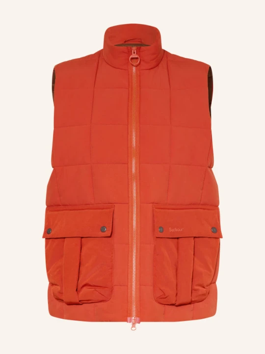 Zdjęcie produktu Barbour Kamizelka Pikowana Akeld rot CIEMNOPOMARAŃCZOWY