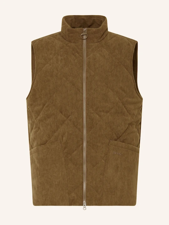 Zdjęcie produktu Barbour Kamizelka Pikowana Liddesdale Ze Sztruksu braun brązowy