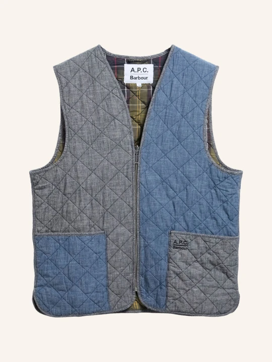 Zdjęcie produktu Barbour Kamizelka Pikowana W Stylu Dżinsowym blau beżowy