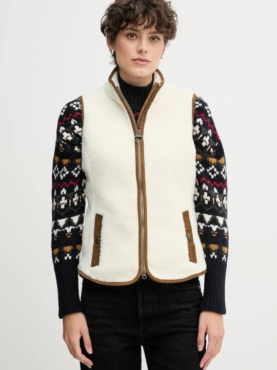 Zdjęcie produktu Barbour kamizelka polarowa BURFORD beżowy