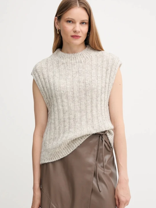 Zdjęcie produktu Barbour kamizelka z wełną ANASTASIA beżowy