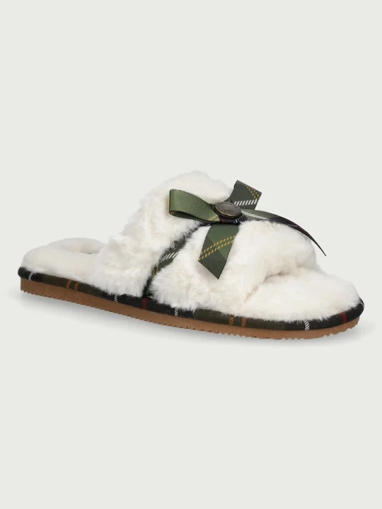 Zdjęcie produktu Barbour kapcie damskie Eleanora beżowy