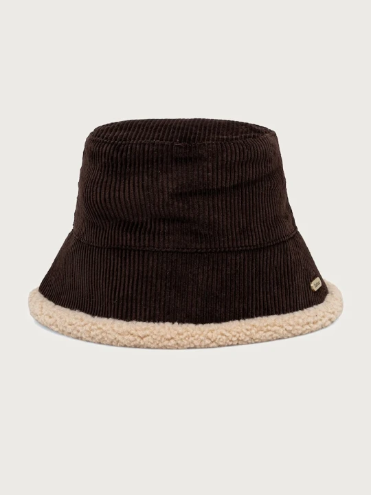 Zdjęcie produktu Barbour kapelusz bucket damski z bawełną brązowy