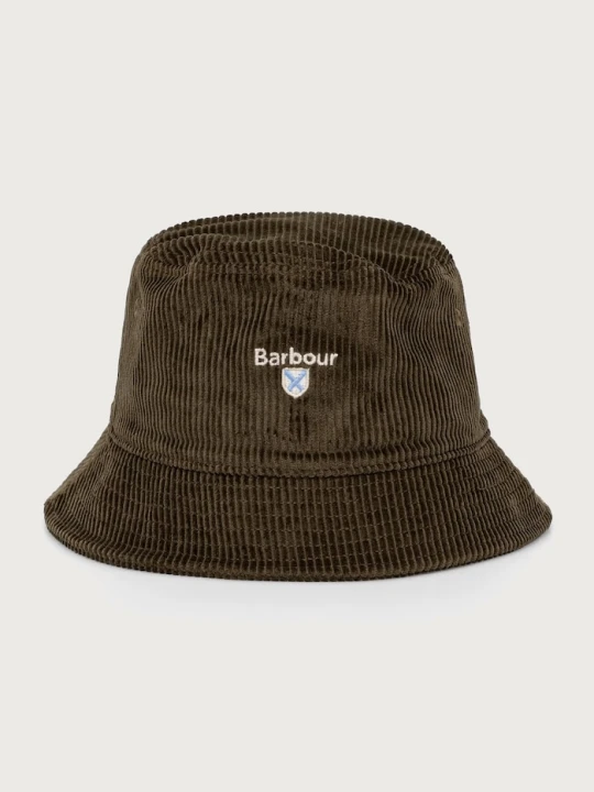 Zdjęcie produktu Barbour kapelusz bucket męski bawełniany zielony