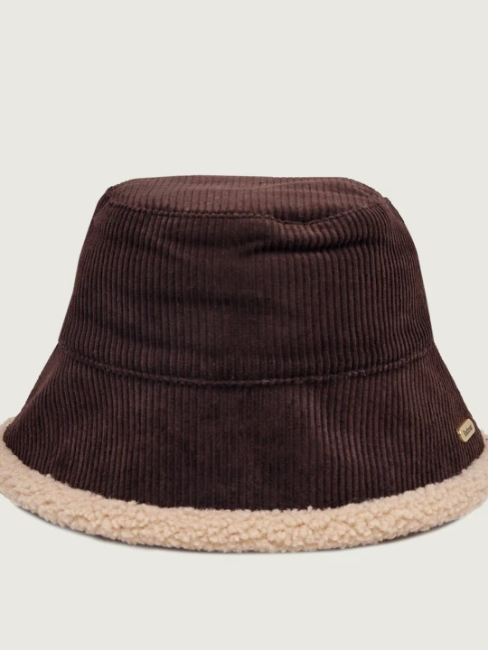 Zdjęcie produktu Barbour Kapelusz Overton | sztruks | shearling brązowy