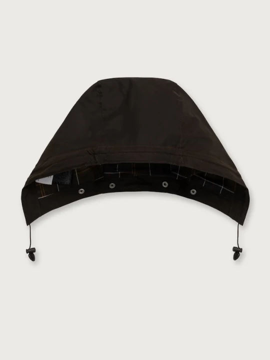 Zdjęcie produktu Barbour kaptur męski bawełniany brązowy