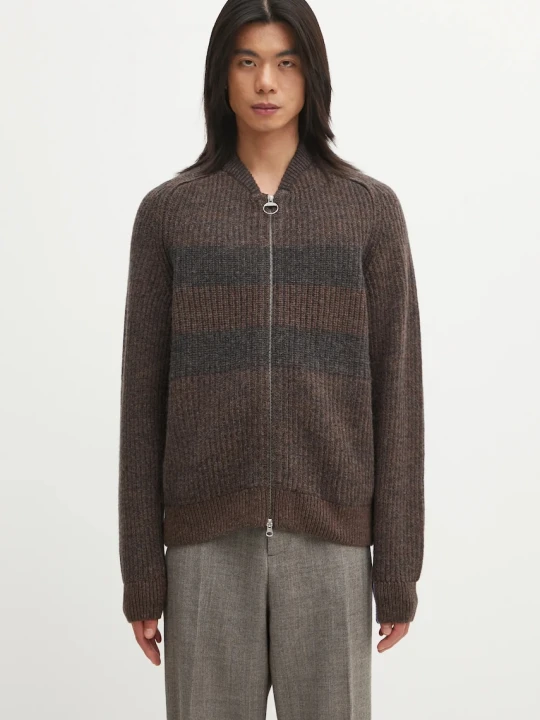 Zdjęcie produktu Barbour kardigan wełniany x Paul Smith Knit Bomber