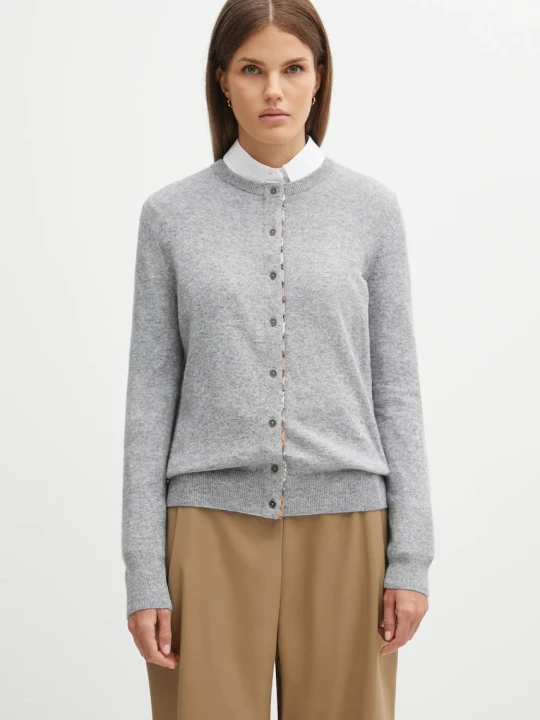 Zdjęcie produktu Barbour kardigan z dodatkiem wełny Pendle Knitted Cardigan