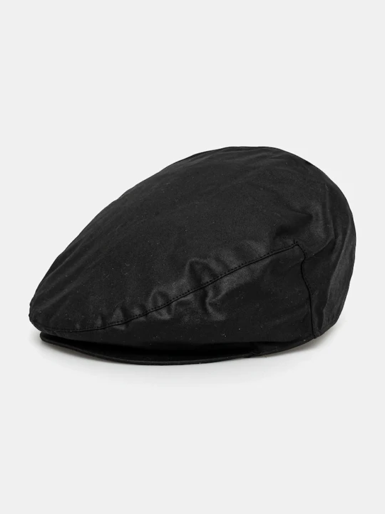 Zdjęcie produktu Barbour kaszkiet męski bawełniany czarny