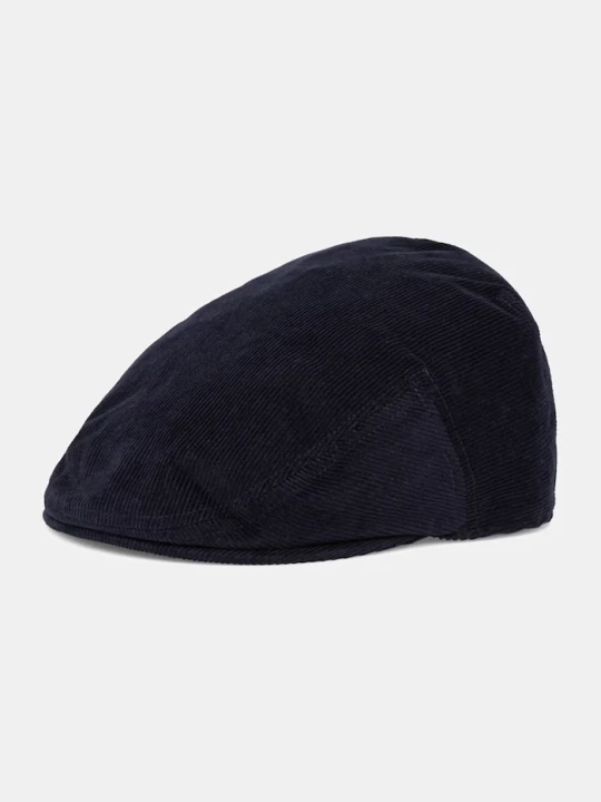 Zdjęcie produktu Barbour kaszkiet męski sztruksowy Bayfield granatowy