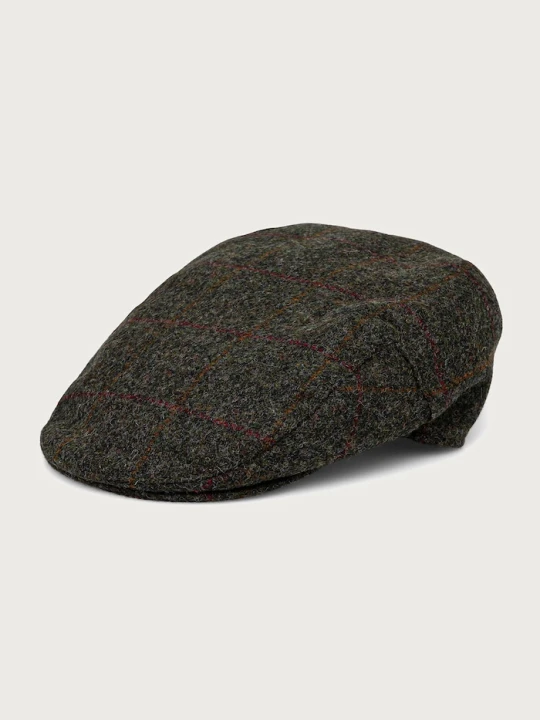 Zdjęcie produktu Barbour kaszkiet męski wełniany zielony