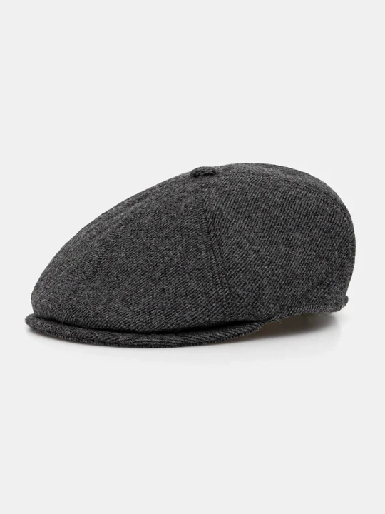 Zdjęcie produktu Barbour kaszkiet męski z dodatkiem wełny szary