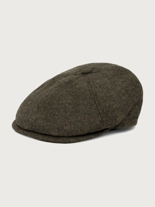 Zdjęcie produktu Barbour kaszkiet męski z dodatkiem wełny zielony
