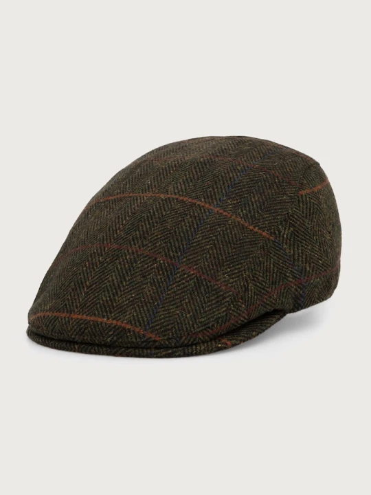 Zdjęcie produktu Barbour kaszkiet męski z dodatkiem wełny zielony