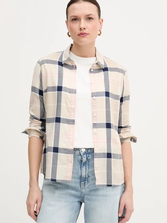 Zdjęcie produktu Barbour koszula bawełniana BRENDON beżowy