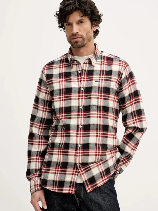 Zdjęcie produktu Barbour koszula bawełniana Fallbay czerwony