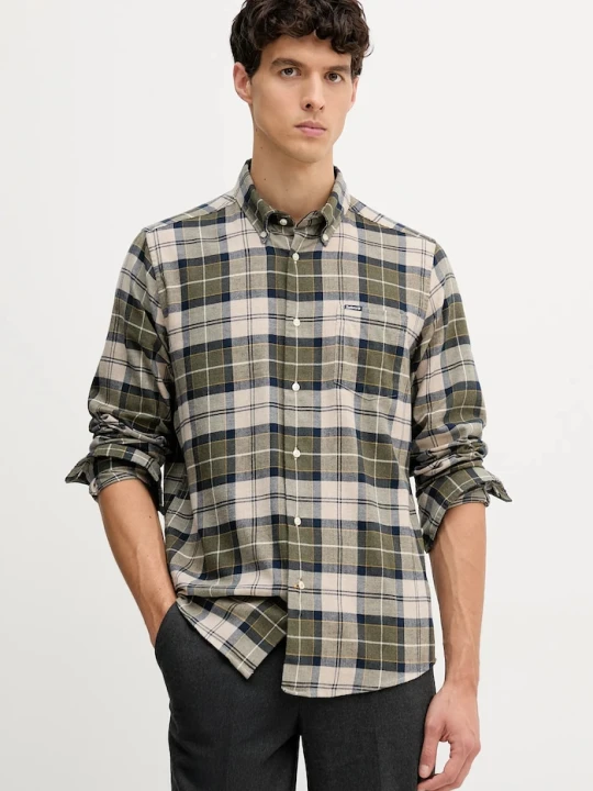 Zdjęcie produktu Barbour koszula bawełniana FORTROSE zielony