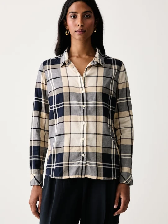 Zdjęcie produktu Barbour koszula damska bawełniana BRENDON granatowy