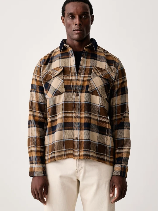 Zdjęcie produktu Barbour koszula męska bawełniana GRASMOOR brązowy