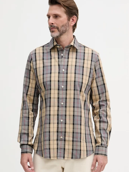 Zdjęcie produktu Barbour koszula męska bawełniana KENTON beżowy