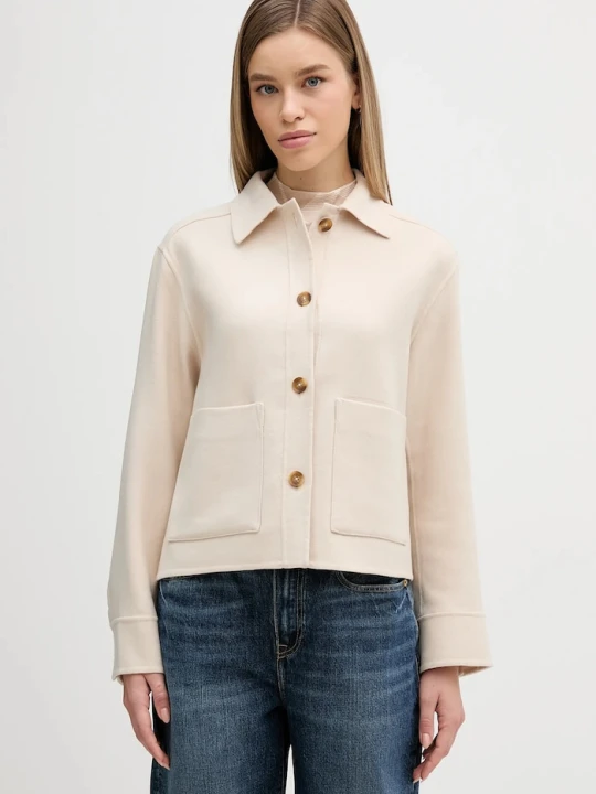 Zdjęcie produktu Barbour koszula z dodatkiem wełny Ashdon beżowy