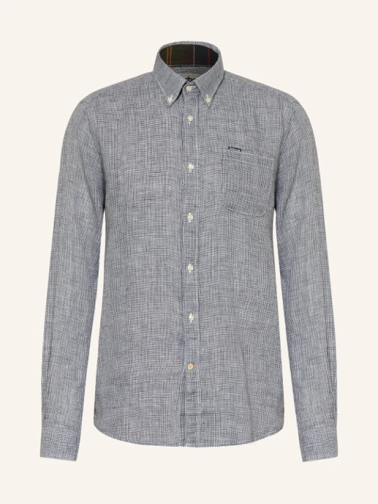 Zdjęcie produktu Barbour Koszula Z Lnu Linton Tailored Fit blau
