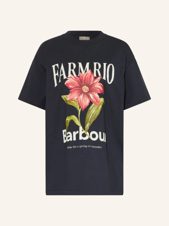 Zdjęcie produktu Barbour Koszulka Wild Flower Oversized Graphic blau GRANATOWY