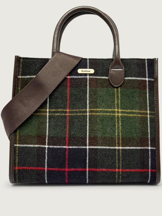 Zdjęcie produktu Barbour Kuferek Barrhill Tartan zielony