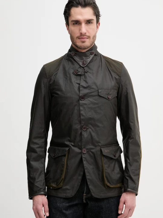 Zdjęcie produktu Barbour kurtka przejściowa męska woskowana granatowy