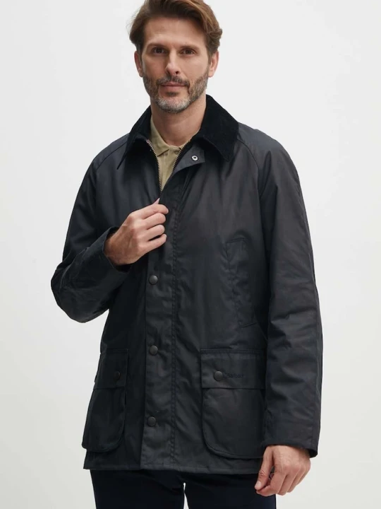 Zdjęcie produktu Barbour kurtka Ashby Wax Jacket granatowy