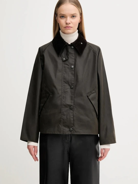 Zdjęcie produktu Barbour kurtka bawełniana Transport Wax Jacket
