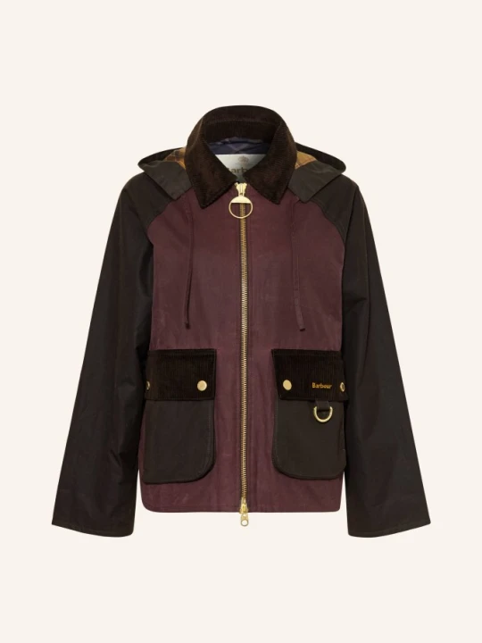Zdjęcie produktu Barbour Kurtka Carville Z Odpinanym Kapturem rot