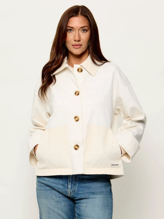 Zdjęcie produktu Barbour Kurtka Cloverdale | Relaxed fit beżowy