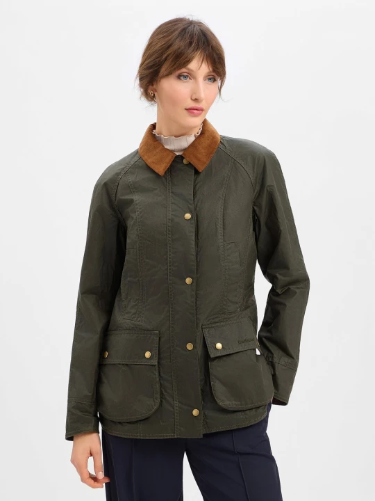 Zdjęcie produktu Barbour Kurtka - Beadnell Wax Kobiety zielony