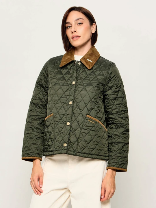 Zdjęcie produktu Barbour Kurtka Icons | Regular Fit | sztruks oliwkowy