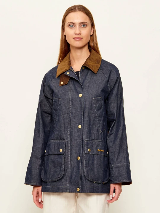 Zdjęcie produktu Barbour Kurtka jeansowa Asker | Relaxed fit granatowy