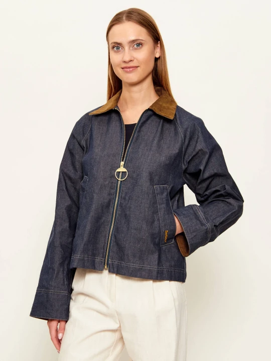 Zdjęcie produktu Barbour Kurtka jeansowa Freckleton | Relaxed fit grafitowy