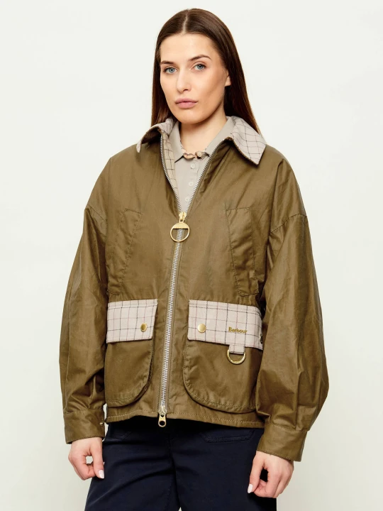 Zdjęcie produktu Barbour Kurtka Launton | Loose fit khaki